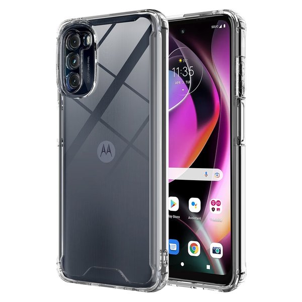 Ampd TPU / Acrylic Hard Shell Case for Motorola Moto G 5G 2022 Clear AA-MOTG5G22-TPUACRYLIC-CLR